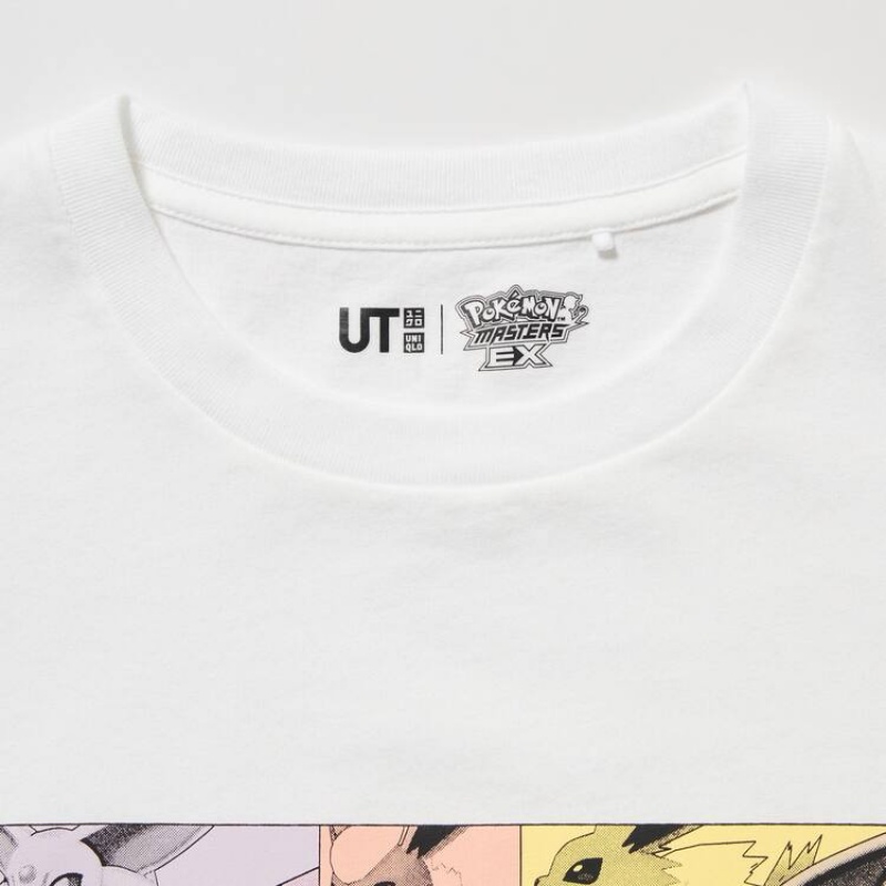 Kids' Uniqlo Pokemon Ut Graphic T Shirts White | BQNO-72490