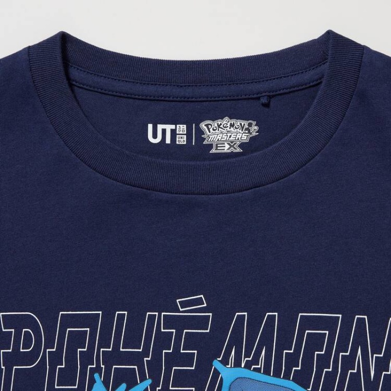 Kids' Uniqlo Pokemon Ut Graphic T Shirts Navy | CJXG-91576