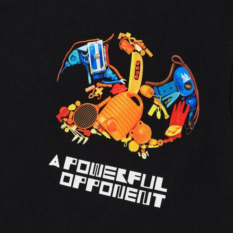 Kids' Uniqlo Pokémon Meets Artist Ut Graphic T Shirts Black | JWKC-27593