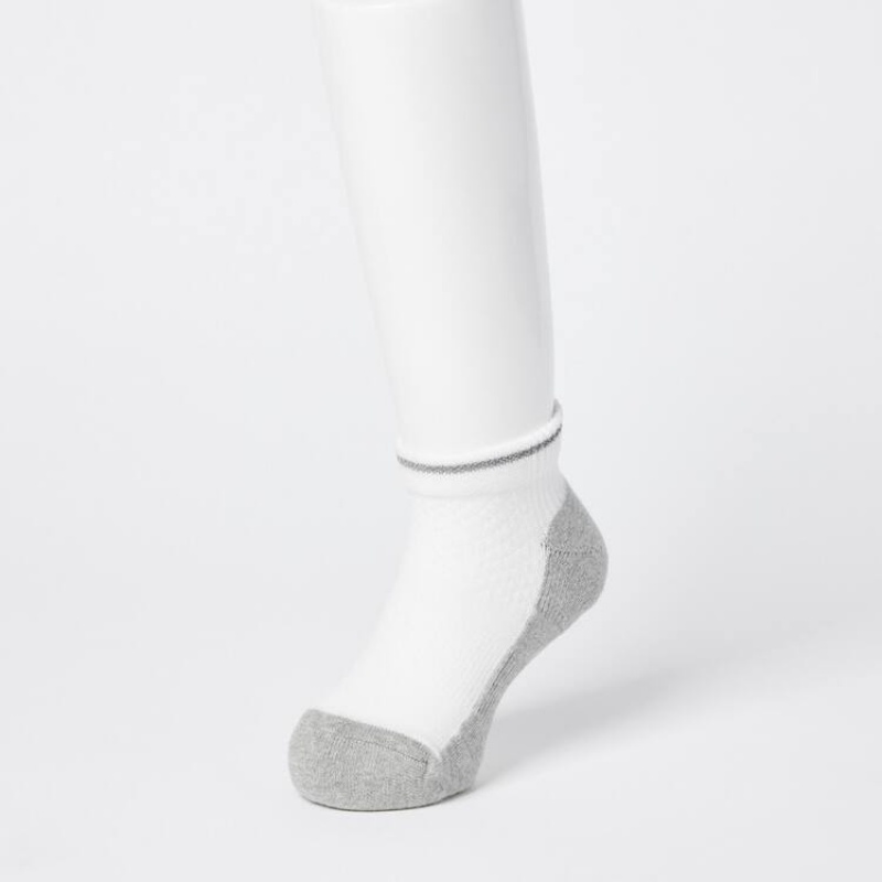 Kids' Uniqlo Reflect Short (Three Pairs) Socks Grey / White / Black | JUNZ-06249