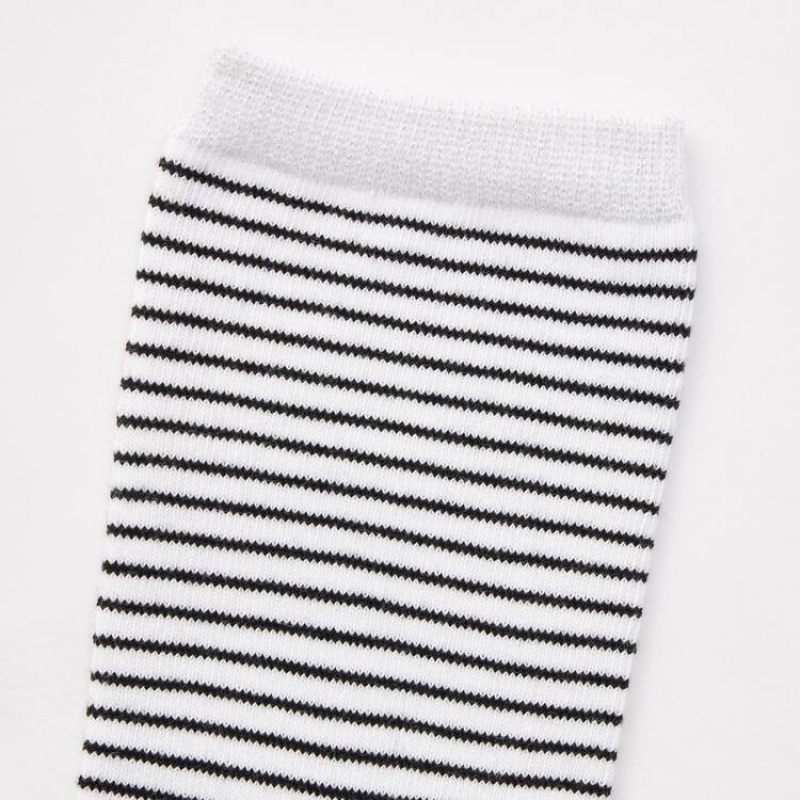 Kids' Uniqlo Regular (3 Pairs) Socks White / Black / Blue | IJCG-81635