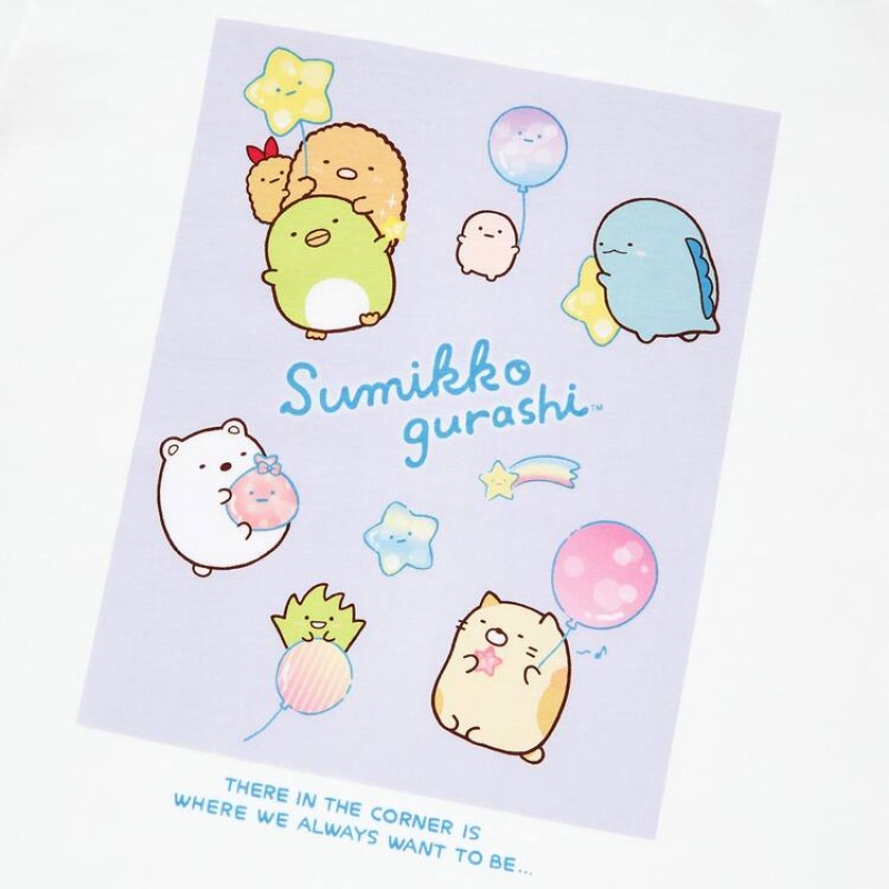 Kids' Uniqlo Sumikkogurashi Ut Graphic T Shirts White | JGDY-07396