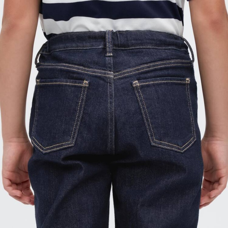 Kids' Uniqlo Super Soft Jeans Blue | OQFV-90526