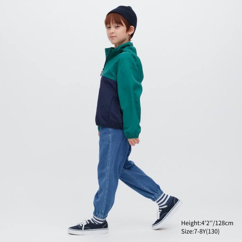 Kids' Uniqlo Ultra Stretch Denim Jeans Blue | MPFR-14803