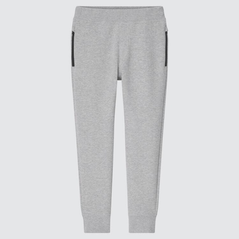 Kids\' Uniqlo Ultra Stretch Dry Jogger Grey | KIUO-64185