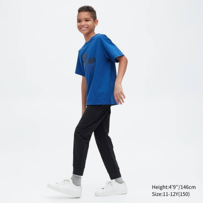 Kids' Uniqlo Ultra Stretch Dry-ex Active Jogger Black | SNWP-25704