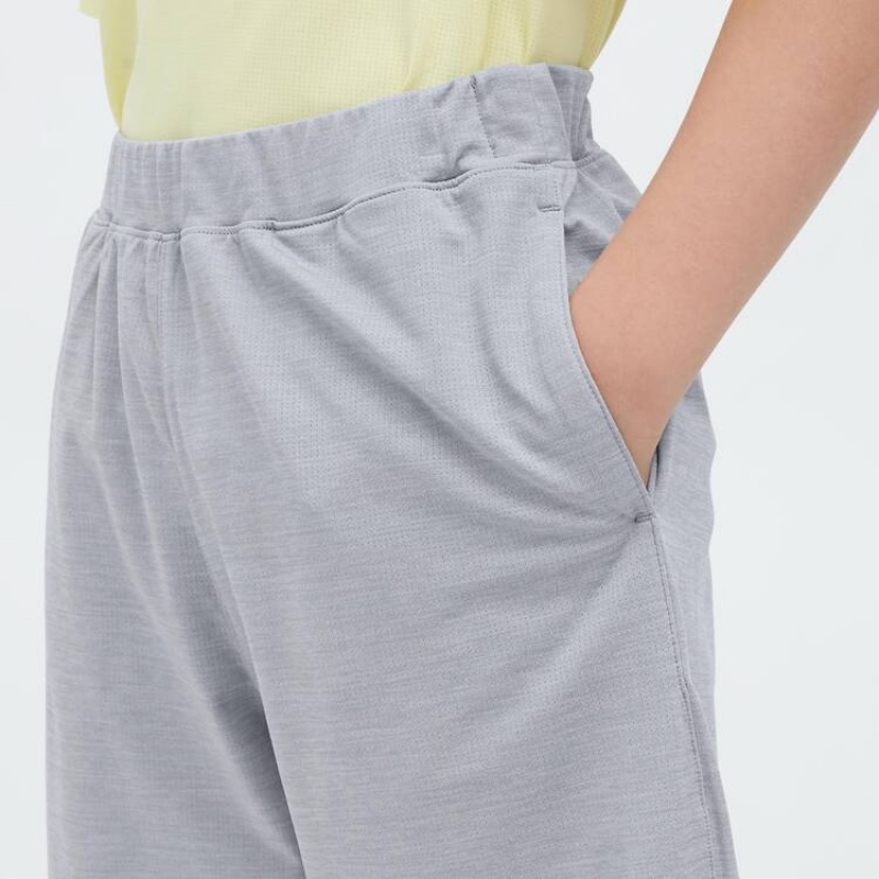 Kids' Uniqlo Ultra Stretch Dry-ex Shorts Light Grey | FSNP-03486