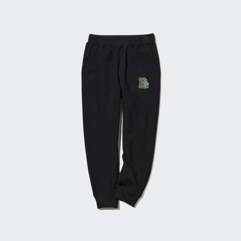 Kids' Uniqlo Ultra Stretch Printed Jogger Black | YVJI-79451