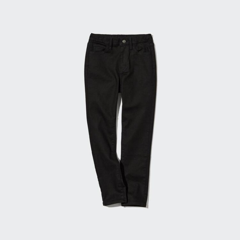 Kids' Uniqlo Ultra Stretch Soft Jeans Black | LYDX-27935