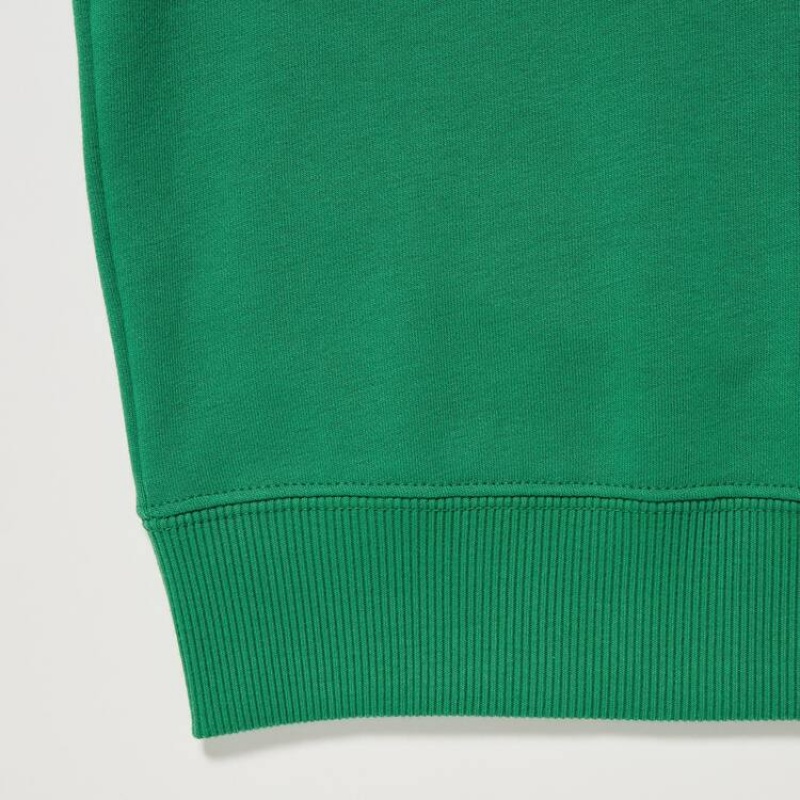 Kids' Uniqlo Ultra Stretch Sweatshirts Green | ACKI-80632