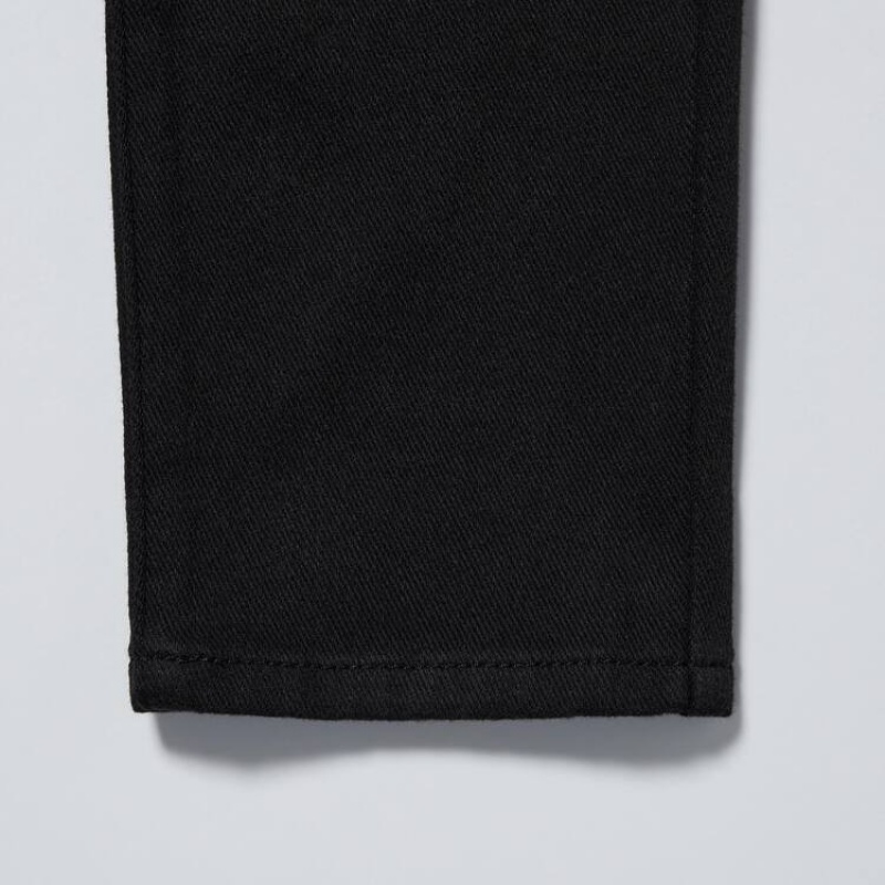 Kids' Uniqlo Ultra Stretch (With Back Pockets) Trousers Black | XVCW-05374