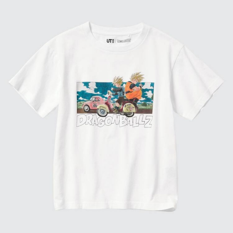 Kids' Uniqlo Ut Dragon Ball T Shirts White | ZHSO-63478