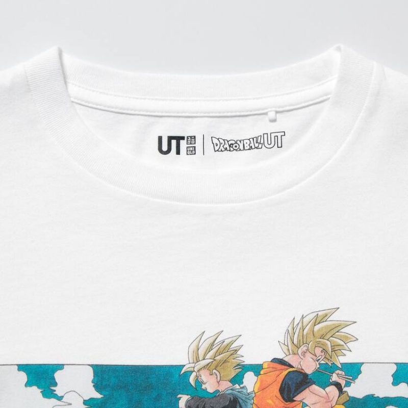 Kids' Uniqlo Ut Dragon Ball T Shirts White | ZHSO-63478