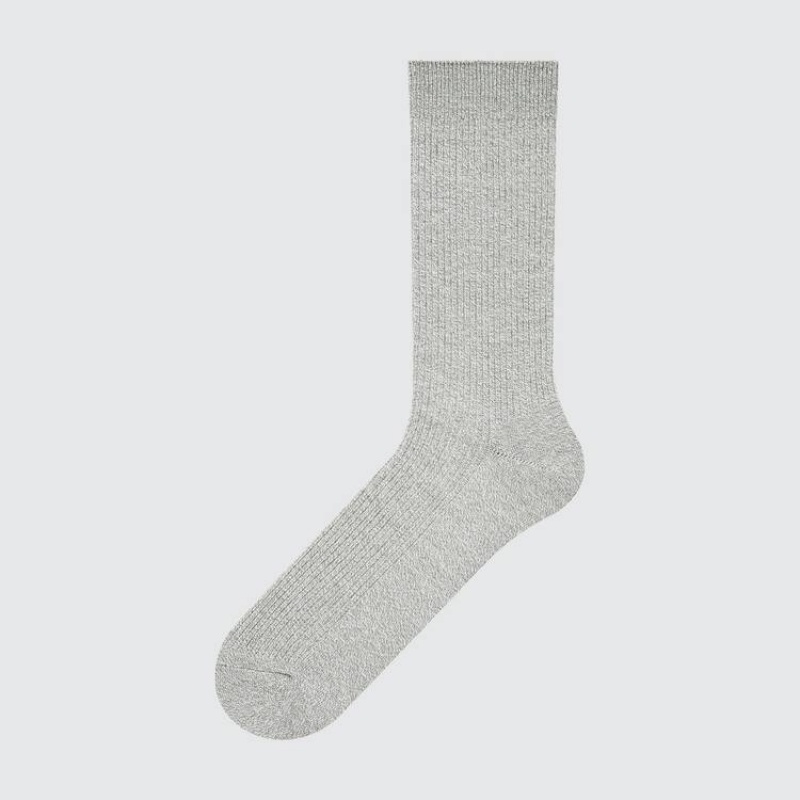 Men\'s Uniqlo Colour Socks Light Grey | JEKY-07384