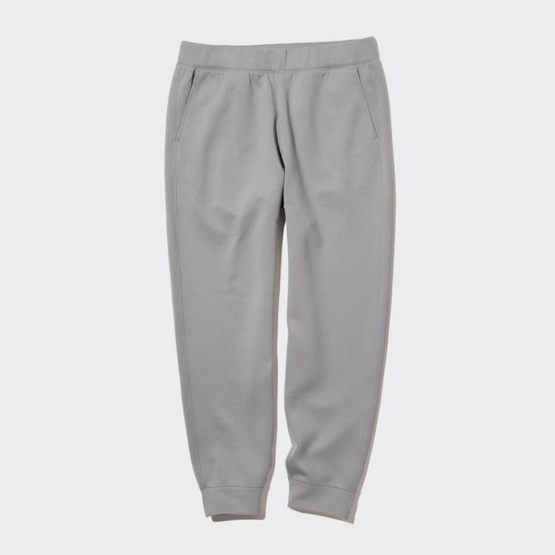 Men's Uniqlo Dry Stretch (Long) Jogger Grey | ACQS-56392