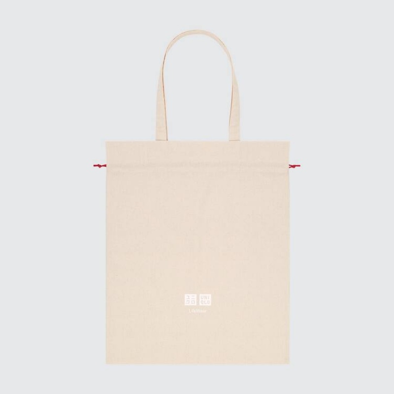 Men's Uniqlo Gift Bags White | FXMZ-08416