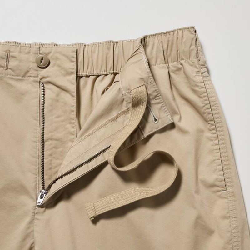 Men's Uniqlo Jw Anderson Easy Trousers Beige | AQXP-97152