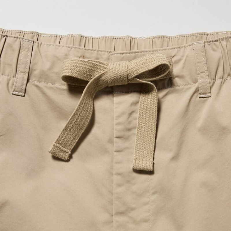 Men's Uniqlo Jw Anderson Easy Trousers Beige | AQXP-97152