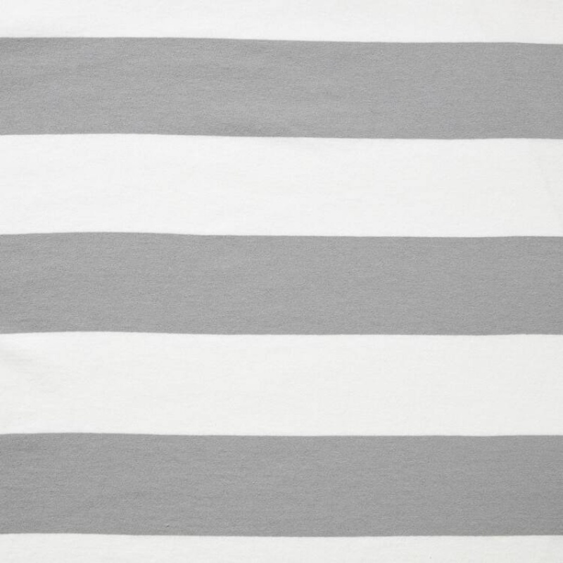 Men's Uniqlo Oversized Striped Half Sleeved T Shirts Grey | RLFZ-34895