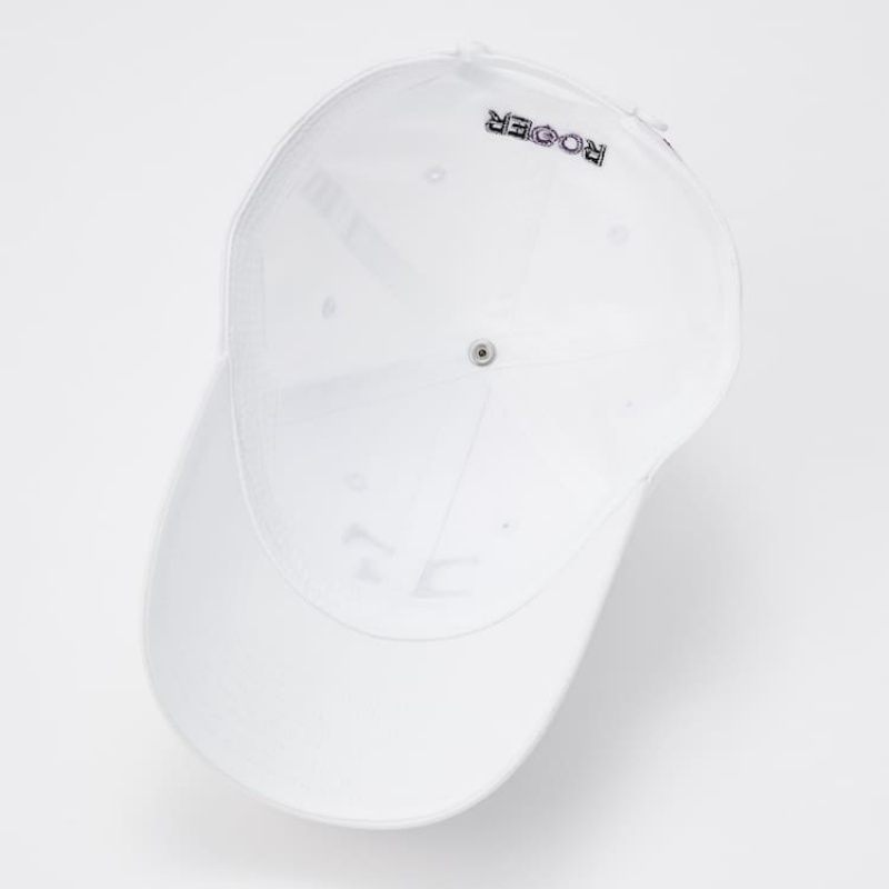 Men's Uniqlo Roger Federer Rf Us 2021 (2021 Season) Caps White | KYNU-59461