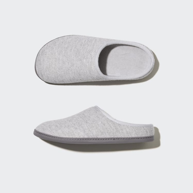 Men's Uniqlo Rubber Sole Slippers Grey | XQIY-67348