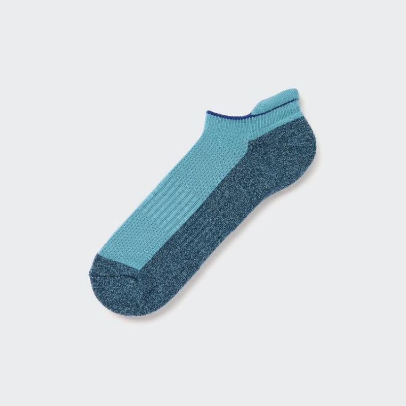 Men\'s Uniqlo Sports Pile Lined Short Socks Blue | KQTC-97216