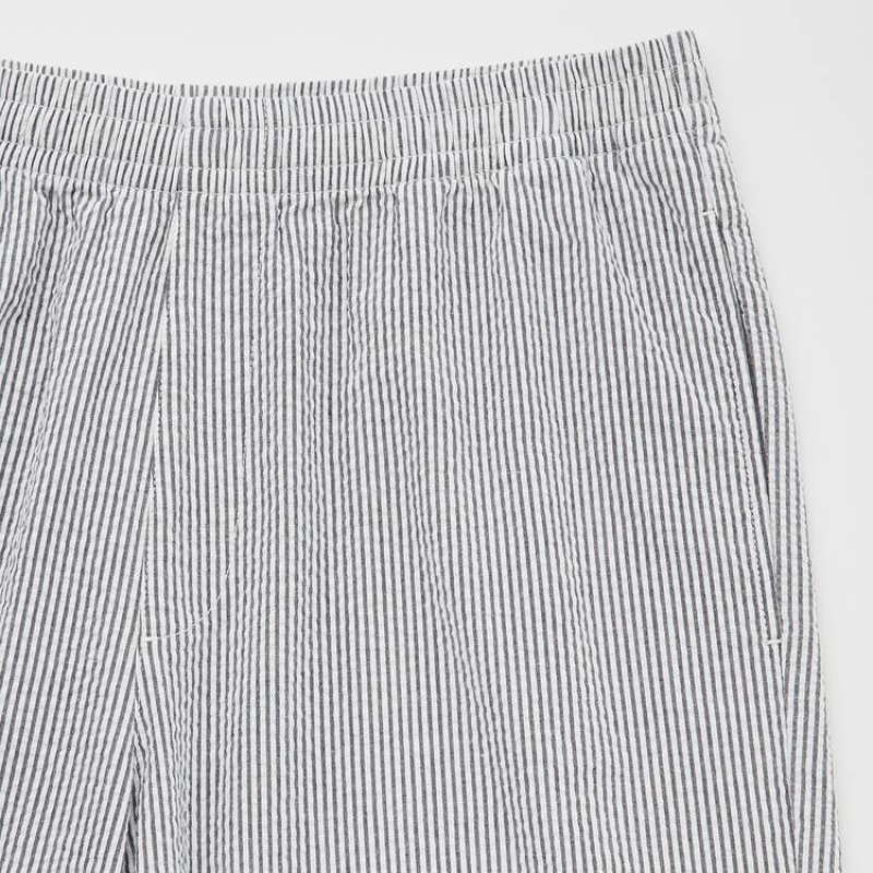 Men's Uniqlo Stretch Shorts Grey | VDCJ-53816