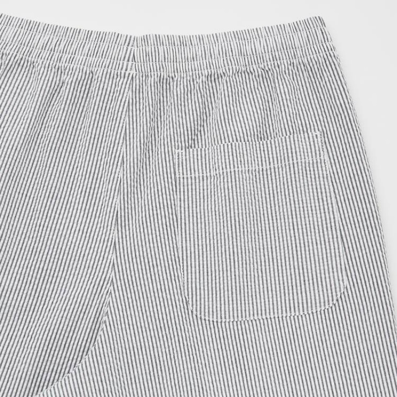 Men's Uniqlo Stretch Shorts Grey | VDCJ-53816