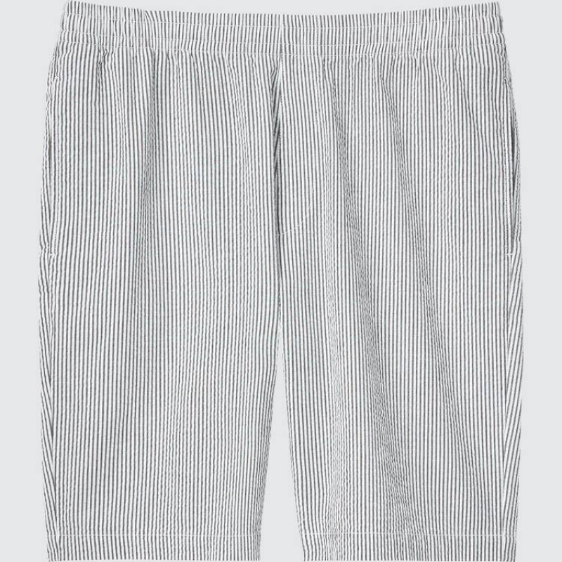 Men\'s Uniqlo Stretch Shorts Grey | VDCJ-53816