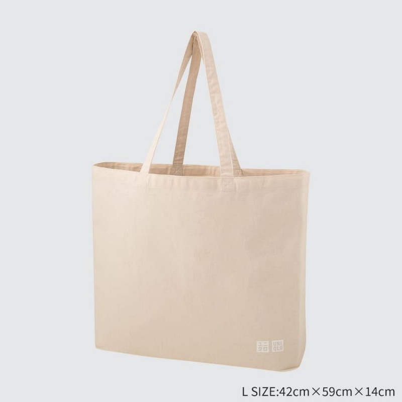 Men's Uniqlo Tote Bags White | XVSD-96170