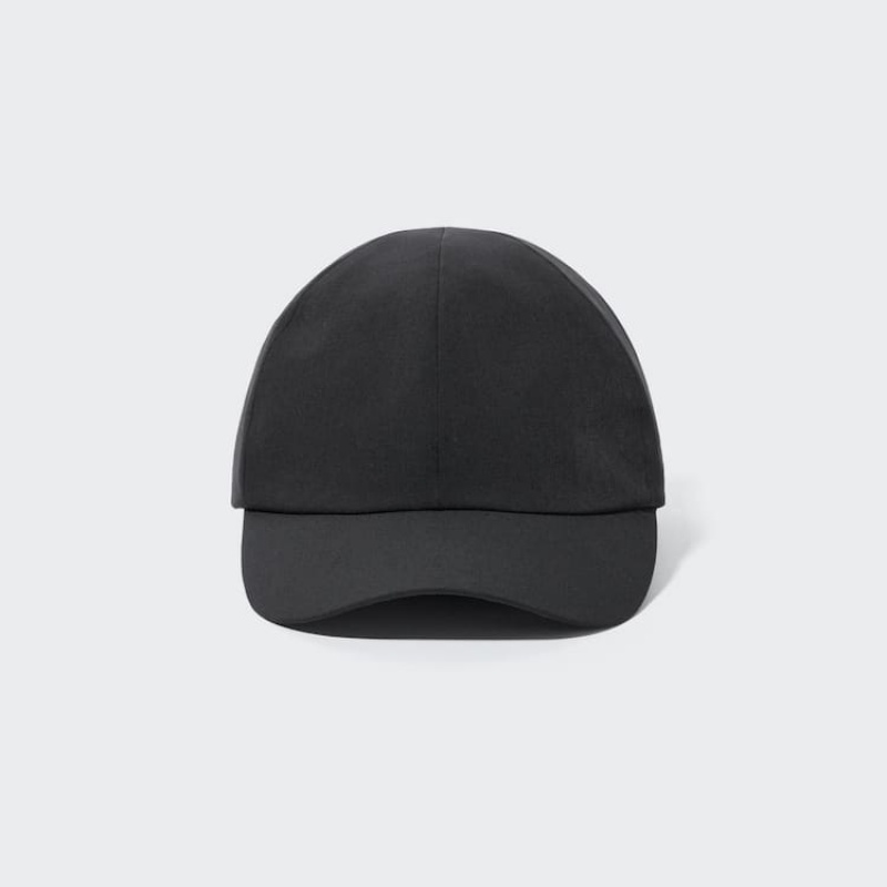 Men's Uniqlo Two-way Stretch Caps Black | TXFH-24085