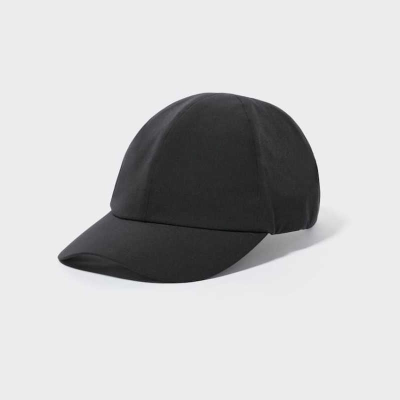 Men\'s Uniqlo Two-way Stretch Caps Black | TXFH-24085