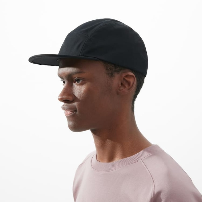 Men's Uniqlo U Blocktech Caps Black | TGHQ-37452