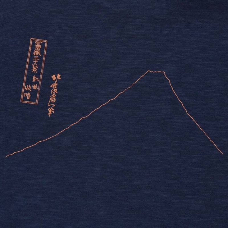 Men's Uniqlo Ukiyo-e Masters Ut Graphic T Shirts Navy | GBXJ-07124