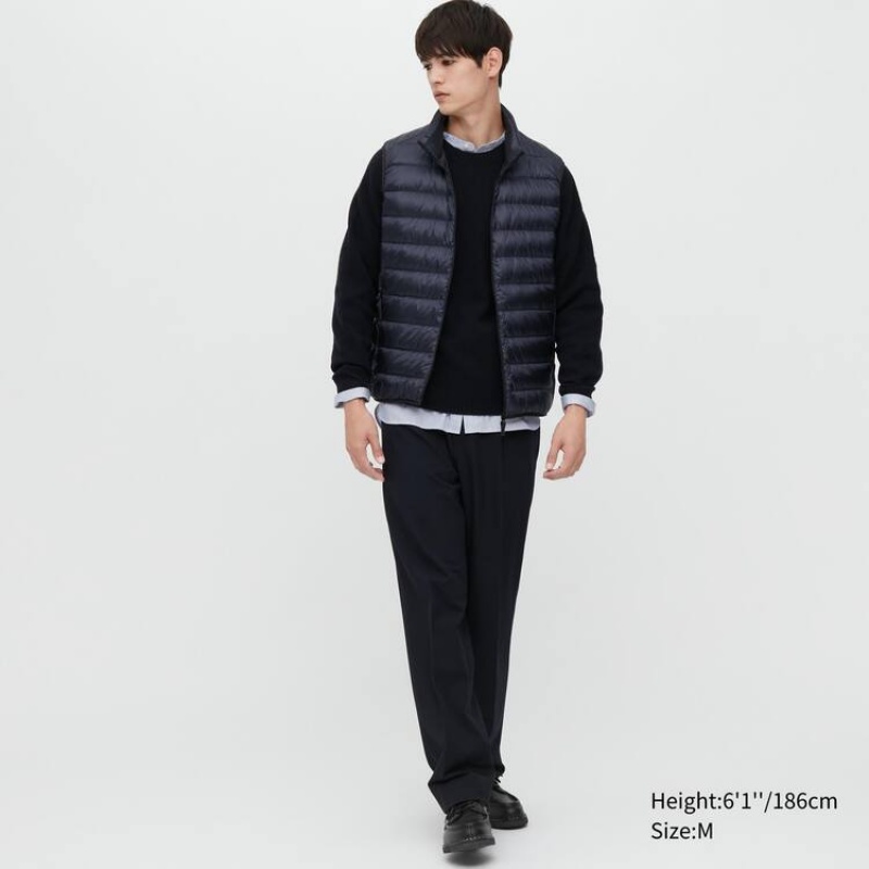 Men's Uniqlo Ultra Light Down Jackets Navy | NJAW-19586