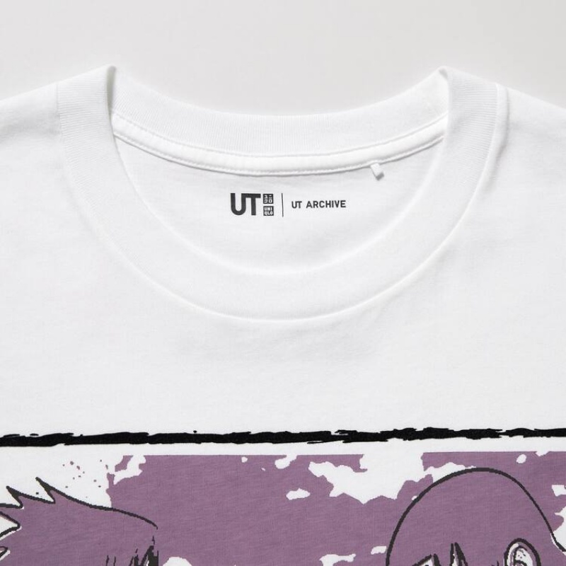 Men's Uniqlo Ut Archive Naruto Graphic T Shirts White | RYSH-65981