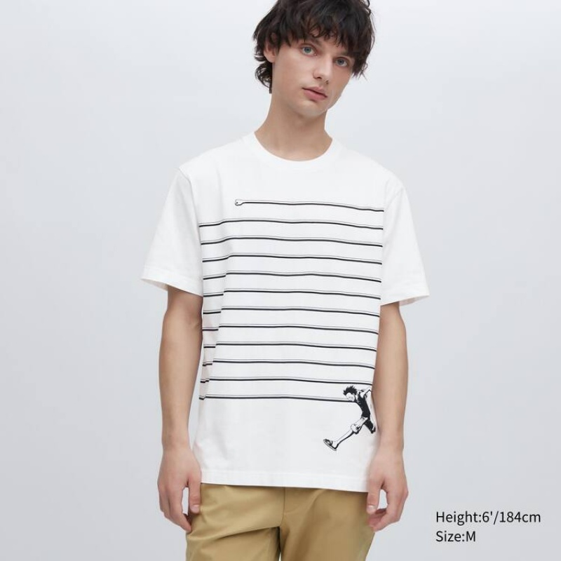 Men's Uniqlo Ut Archive One Piece Graphic T Shirts White | EPGM-78269