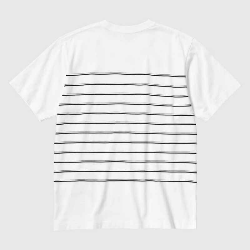 Men's Uniqlo Ut Archive One Piece Graphic T Shirts White | EPGM-78269