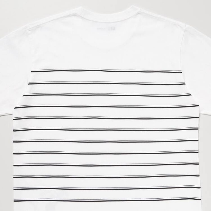 Men's Uniqlo Ut Archive One Piece Graphic T Shirts White | EPGM-78269