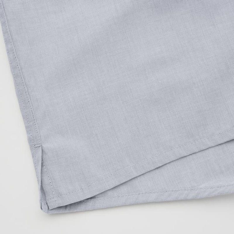 Men's Uniqlo Woven Broadcloth Boxer Underwear Grey | MLFQ-73918