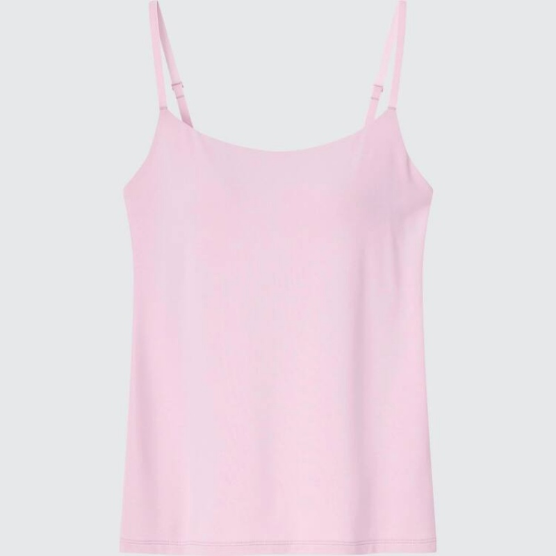 Women\'s Uniqlo Airism Camisole Tops Pink | QFSA-65429