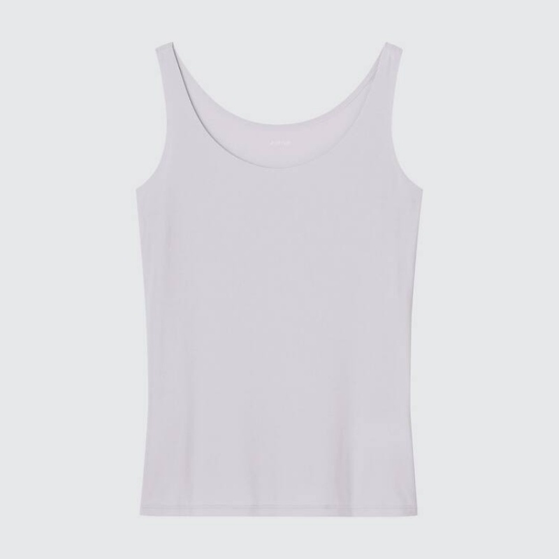 Women\'s Uniqlo Airism Sleeveless Vest Grey | KGWH-04291