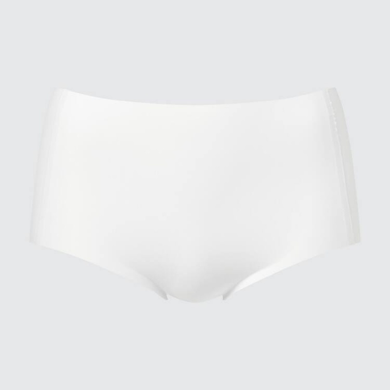 Women\'s Uniqlo Airism Ultra Seamless High Rise Underwear White | ORAW-24135