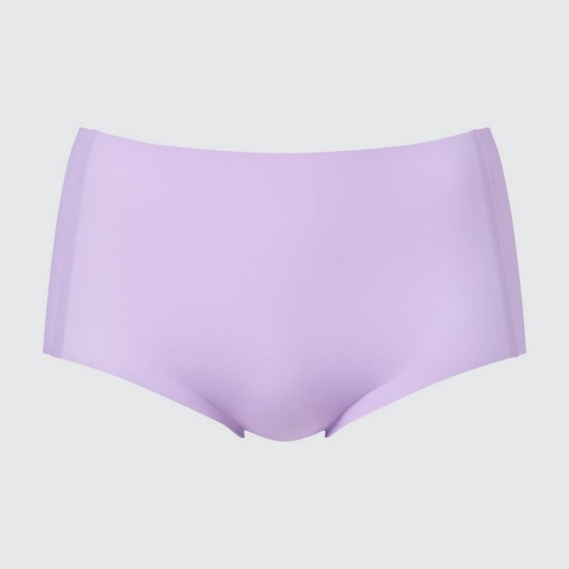 Women\'s Uniqlo Airism Ultra Seamless High Rise Underwear Purple | AWLC-17592