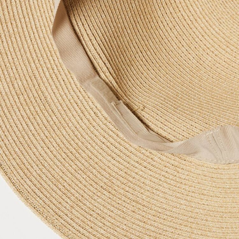 Women's Uniqlo Braided Hats Beige | DUMP-65471