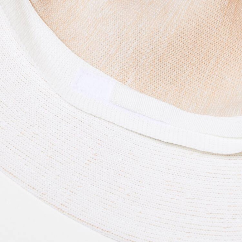 Women's Uniqlo Bucket Hats White | XOEB-02897