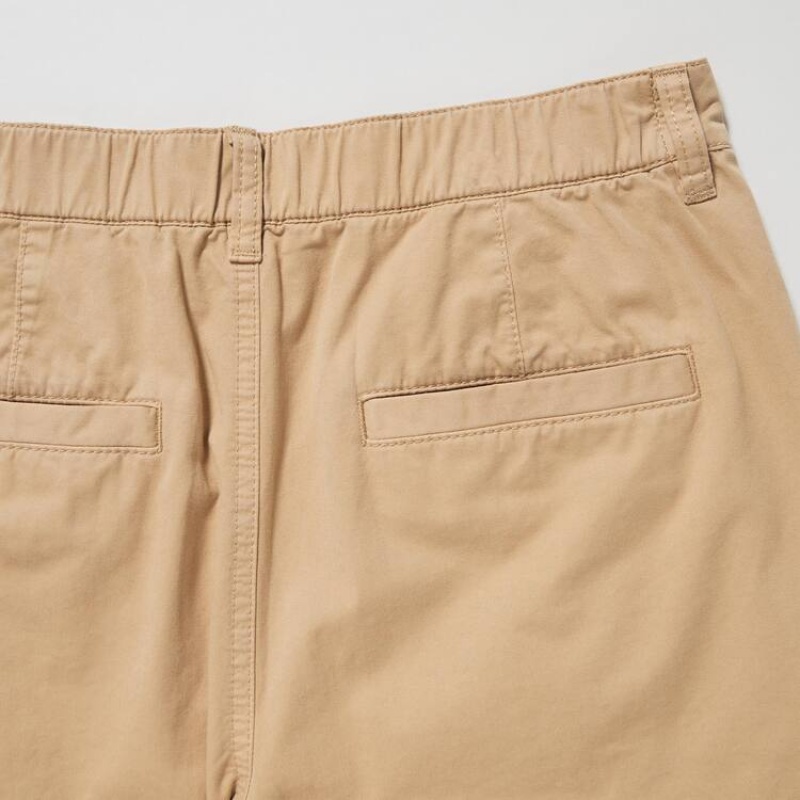 Women's Uniqlo Chino Shorts Beige | RELJ-47123