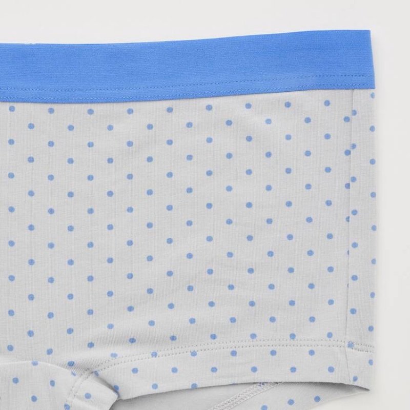 Women's Uniqlo Dotted Boy Underwear Light Grey | OXEL-45326