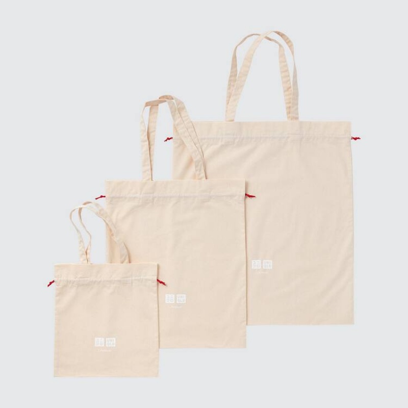 Women's Uniqlo Gift Bags White | SFTR-79261