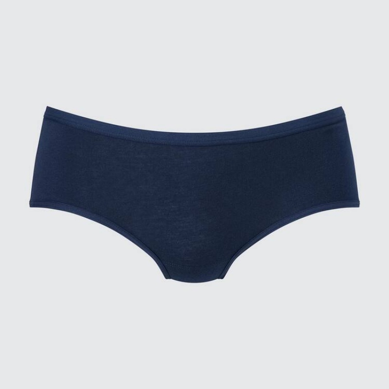 Women\'s Uniqlo Hiphugger Underwear Navy | HWJP-46798